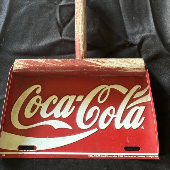 Coca Cola Other - Coca Cola license plate dust pan